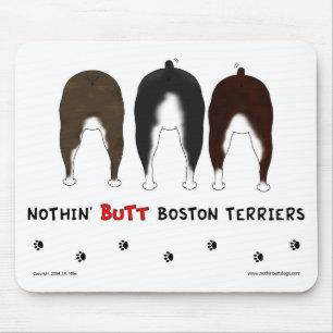 Tapis De Souris Rien n'aboutent des terriers Mousepad de Boston