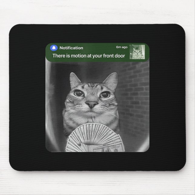 Tapis De Souris Ring Cat With Motion Meme  (Devant)