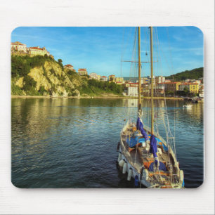 Tapis De Souris Rivage de approche Agropoli de bateau
