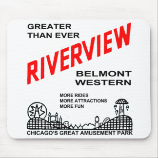 Tapis De Souris Riverview Amusement Park, CHICAGO, ILL. (1904--67)