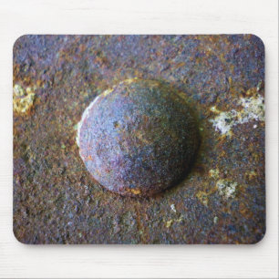 Tapis De Souris Rivet industriel en acier rouillé