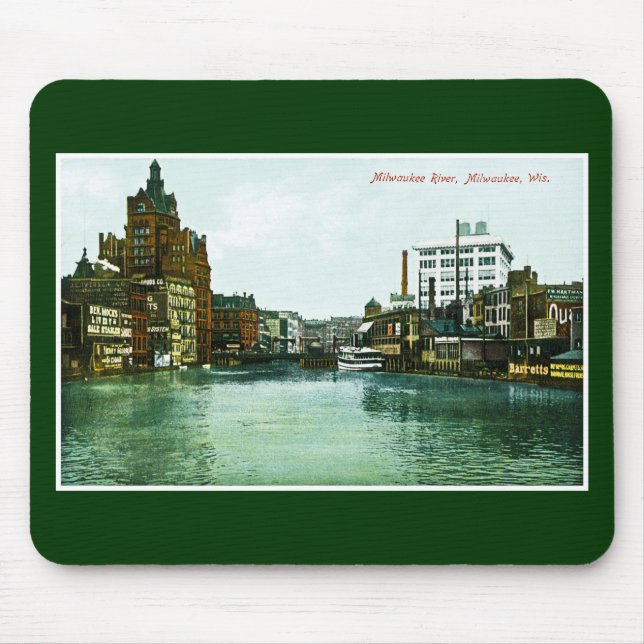 Tapis De Souris Rivière de Milwaukee, Milwaukee, le Wisconsin (Devant)