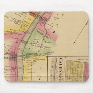 Tapis De Souris Rivière et vallée de l'Ohio supérieur