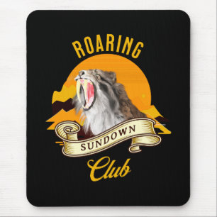 Tapis De Souris Roaring Sundown Club Sabertooth Tiger