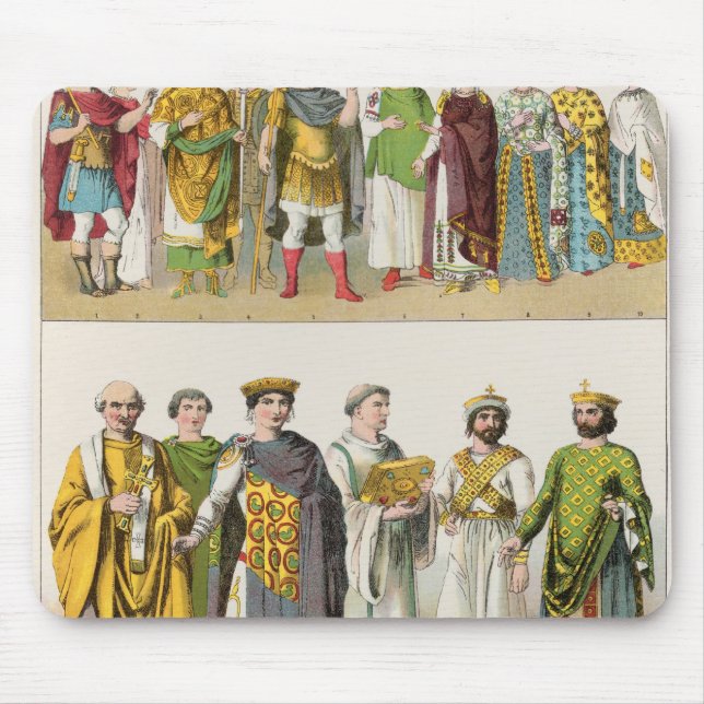 Tapis De Souris Robe à la cour bizantine (Devant)