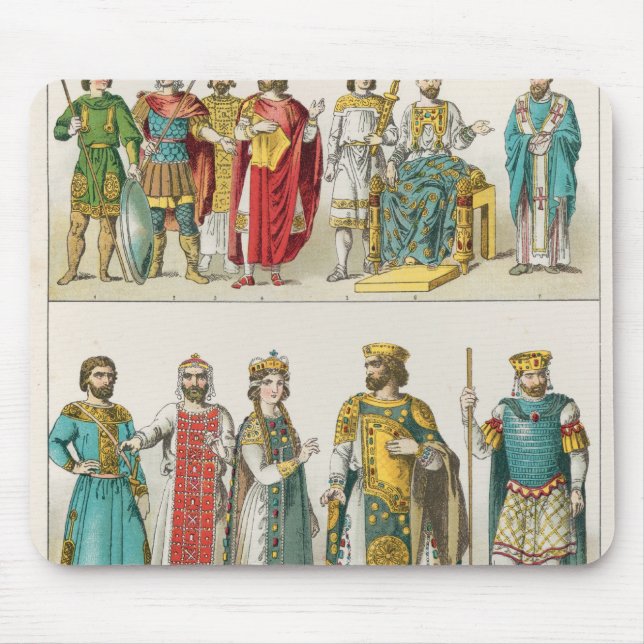 Tapis De Souris Robe à la cour bizantine (Devant)
