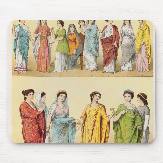Tapis De Souris Robe romaine femelle (Devant)