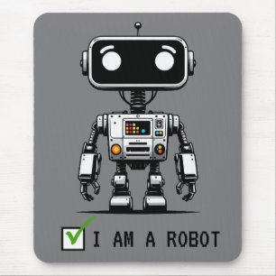 Tapis De Souris Robot Captcha - Je suis un Robot