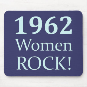 Tapis De Souris Roche de 1962 femmes, cinquantième anniversaire