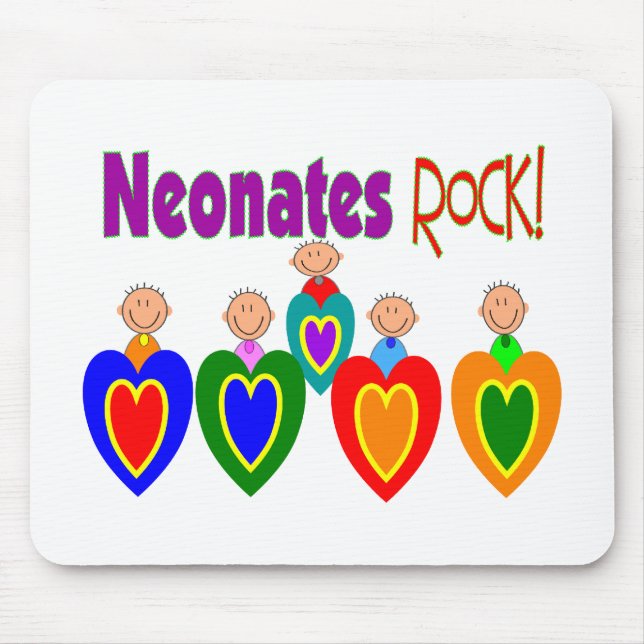 Tapis De Souris ROCHE de nouveau-nés de cadeaux d'infirmière de (Devant)