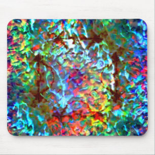 Tapis De Souris Rocher bleu psychédélique ou cybernétique