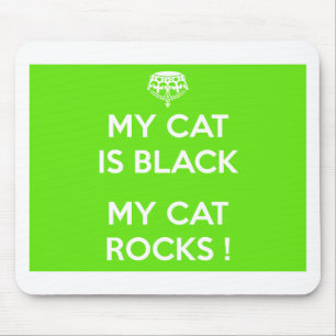 Tapis De Souris Roches du chat noir