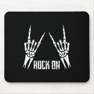 Tapis De Souris Rock On Band Tee - shirts For Women Rock And Roll