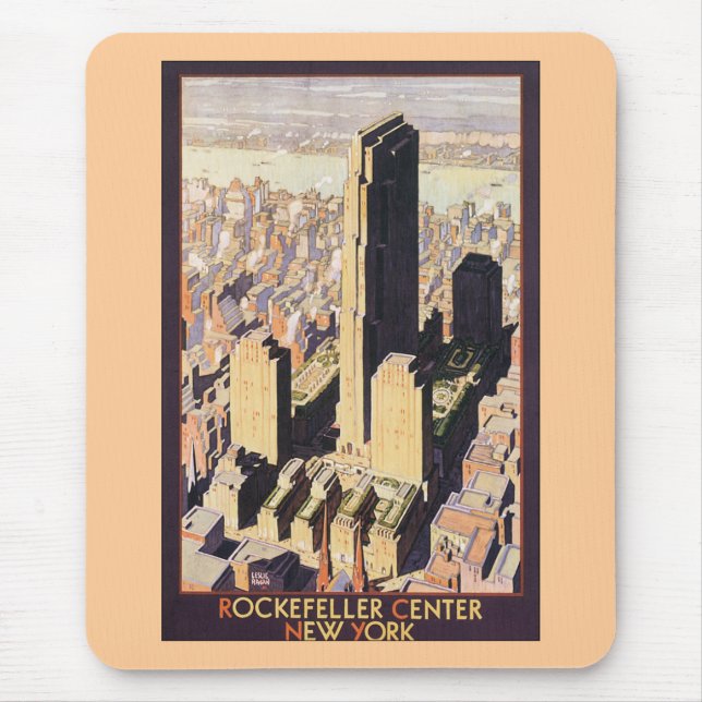 Tapis De Souris Rockefeller Center New York (Devant)