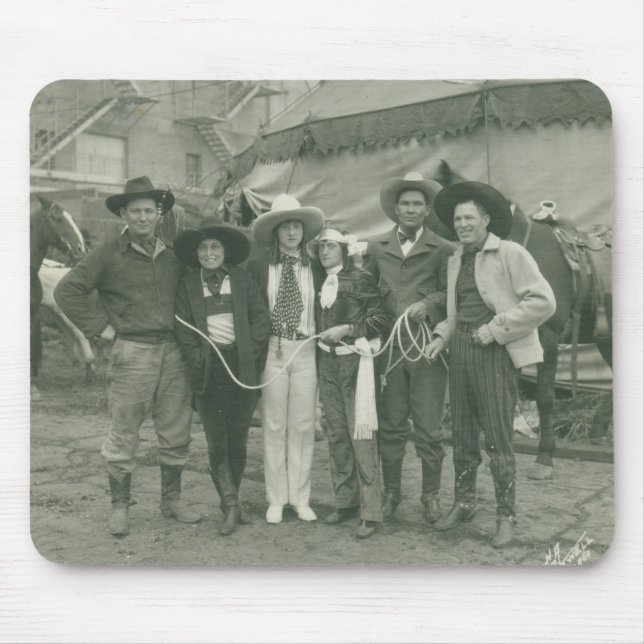 Tapis De Souris Rodéo de Chicago, 1929. (Devant)