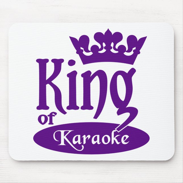Tapis De Souris Roi de Karaoke mousepad (Devant)