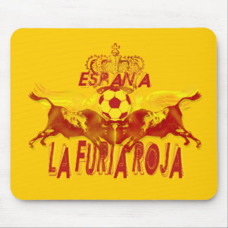 Tapis De Souris Rois jumeaux de football de taureaux de faire rage