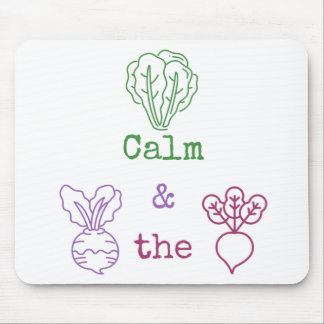 Tapis De Souris Romaine Calme & Turnip la betterave