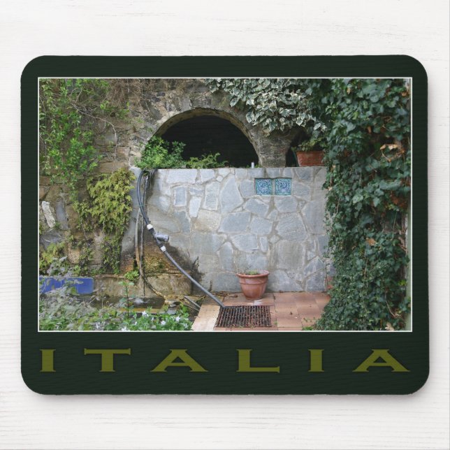 Tapis De Souris Romantique Italie mousepad (Devant)