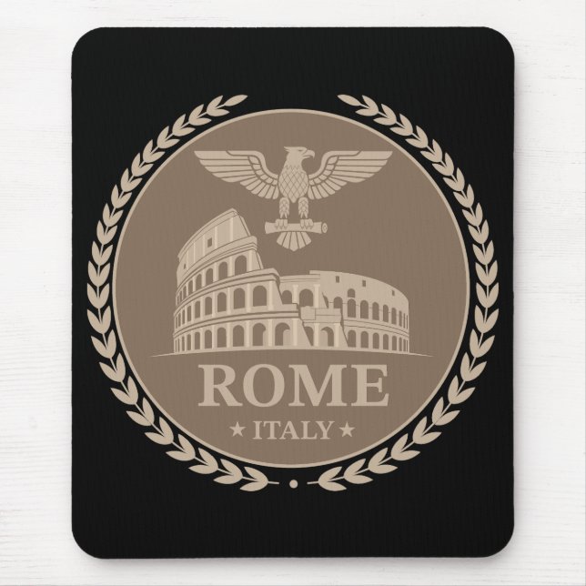 Tapis De Souris Rome Colosseum Italy Europe (Devant)