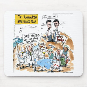 Tapis De Souris Romney/Ryan Soins de santé Drôle Cadeaux et Tee -