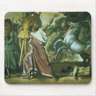 Tapis De Souris Romulus, conquérant d'Acron, prenant son butin à