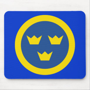 Tapis De Souris Rondeau suédois Mousepad