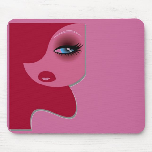 Tapis De Souris rose (Devant)