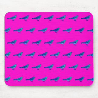 Tapis de souris rose avec le motif vintage