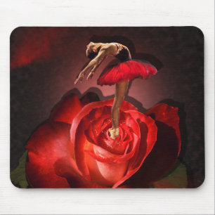 Tapis De Souris Rose Ballerina - Mousepad