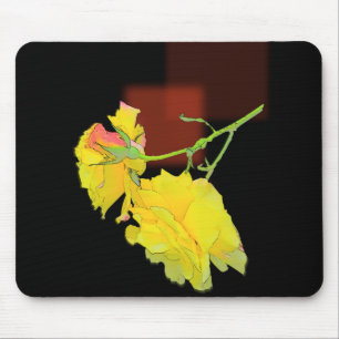 Tapis De Souris Rose cubiste