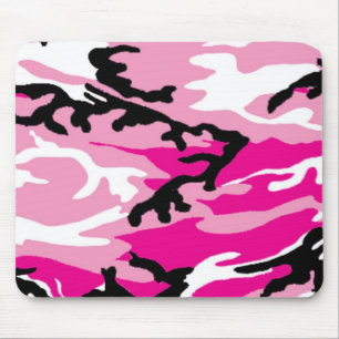 Tapis de souris rose de Camo