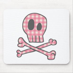 Tapis de souris rose de pirate de guingan