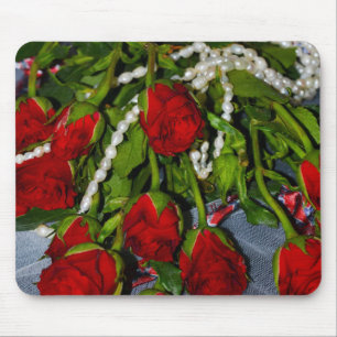 Tapis De Souris Rose et perles