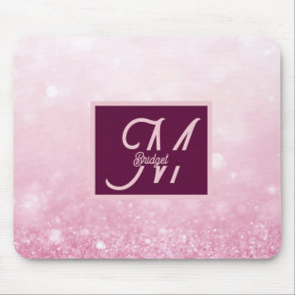 Tapis De Souris Rose Féminin Pailleté Abstrait dégradé