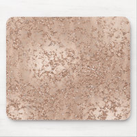 Rose Gold Blush Rose Glamour Étincelle Crackle Chi
