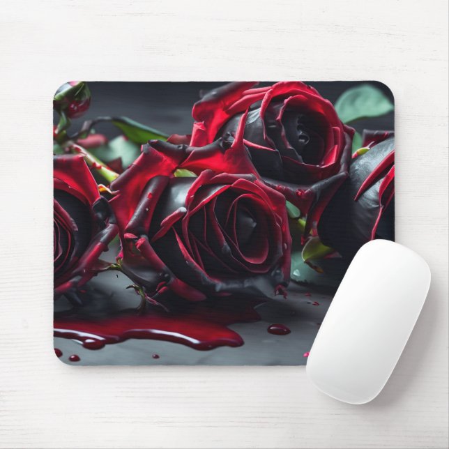 Tapis De Souris Rose gothique (Avec souris)