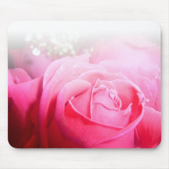 Tapis De Souris Rose Mousepad de rose (Devant)