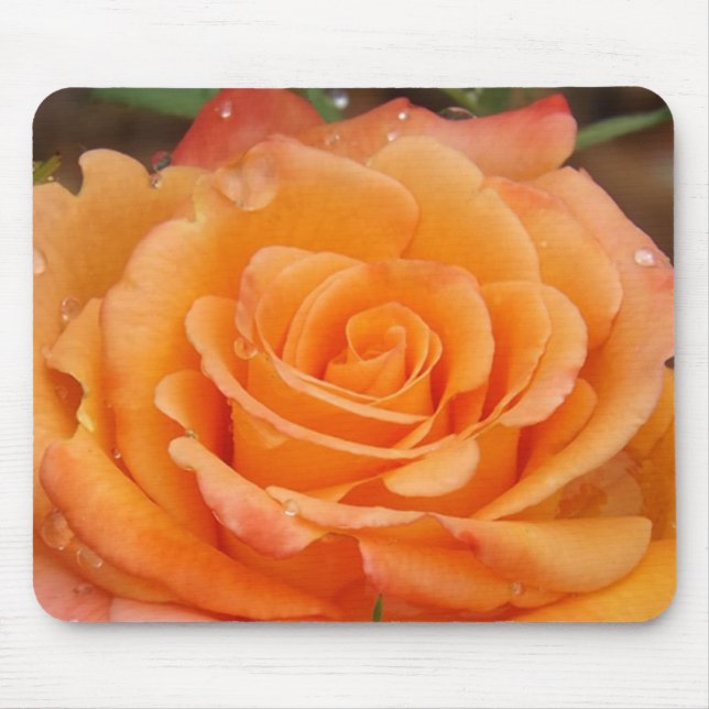 Tapis De Souris Rose orange (Devant)