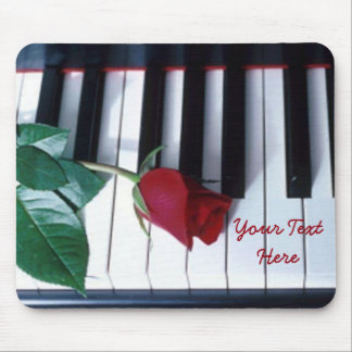 Tapis de souris rose personnalisé de motif de