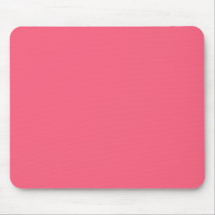 Tapis De Souris Rose-rose (couleur solide)