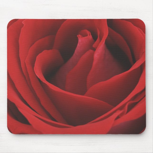 Tapis De Souris Rose rouge de floraison (Devant)