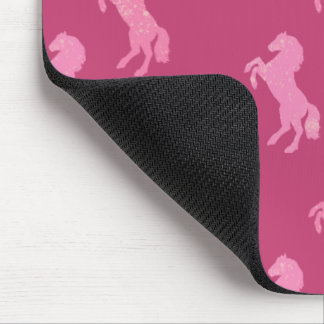 Tapis de souris rose sinistre Chevaux Cowgirl Oues