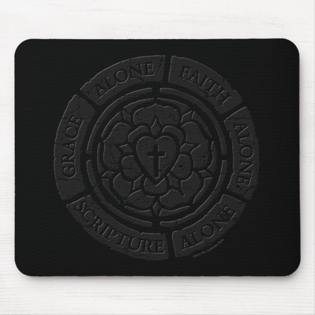 Tapis De Souris Rose vieilli Pierre Luther (Devant)