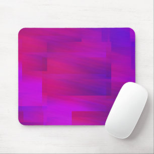 Tapis De Souris Rose Violet Glitch Art Vaporwave Esthétique Analog
