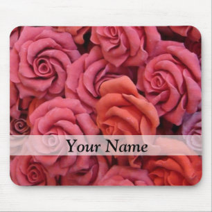 Tapis De Souris Roses à fleurs roses