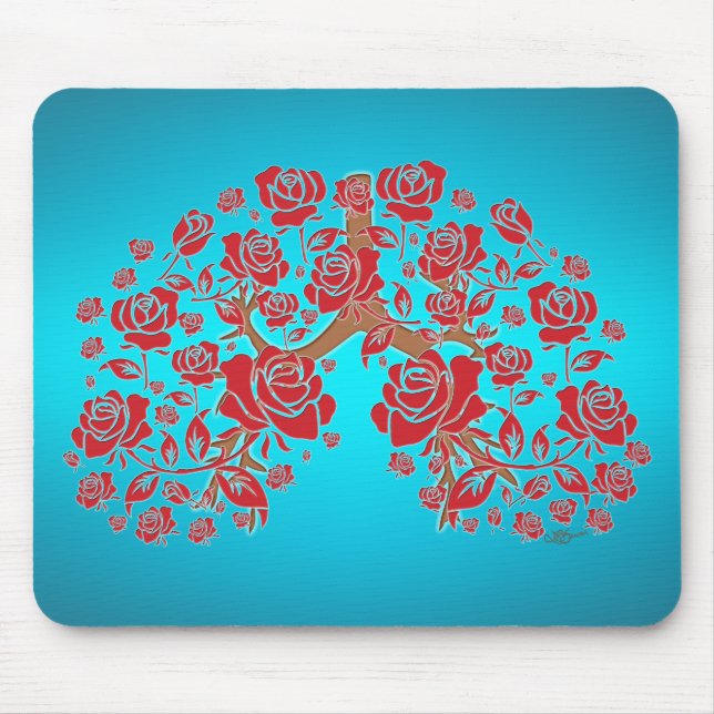Tapis De Souris Roses et espoir (Devant)
