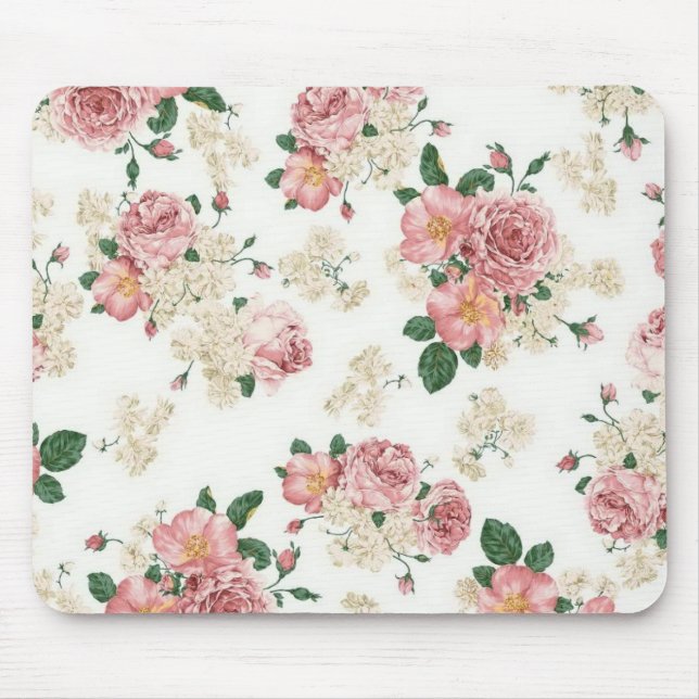 Tapis De Souris Roses floraux (Devant)