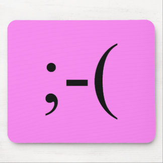 Tapis De Souris Roses indien tristes Emoji par Janz