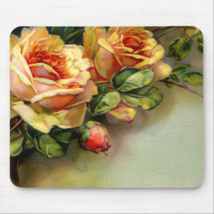 Tapis De Souris Roses jaunes